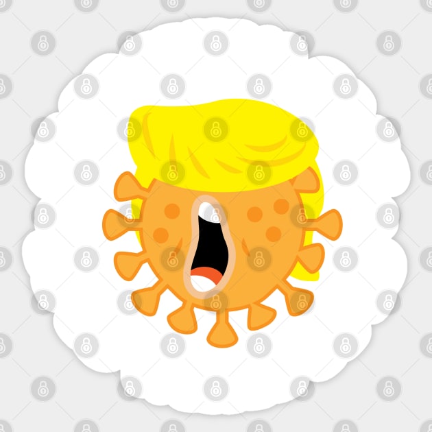 It Is What It Is Coronavirus Trump Sticker by BraaiNinja